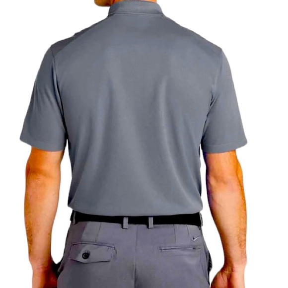 Nike Men’s Cool Gray Dri-Fit Golf Shirt, Size Small - Picture 3 of 15